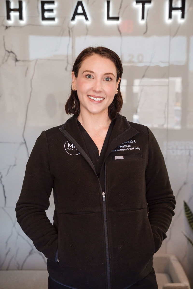 Emily Schrodek, board-certified psychiatric nurse practitioner
