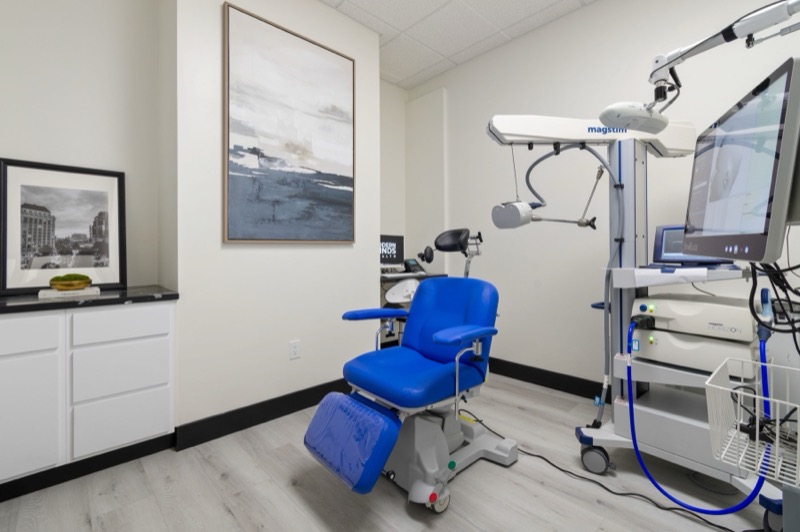 A treatment room at Modern Minds Health